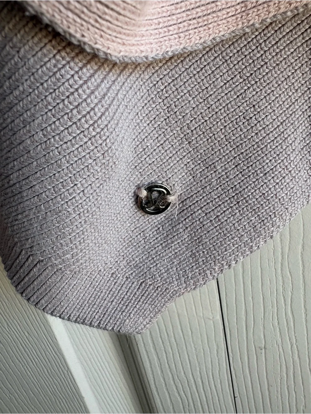 Lululemon Exaltation Wrap Cardigan Ballet Pink Gray OS Yoga Silk Cotton Blend - Picture 4 of 5